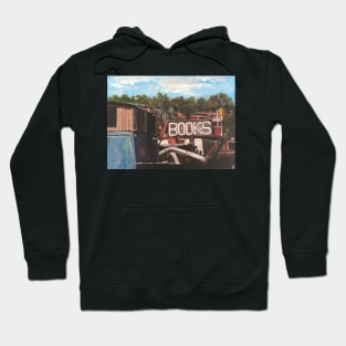 Buying Books Over Calm Waters, Canals, London Hoodie